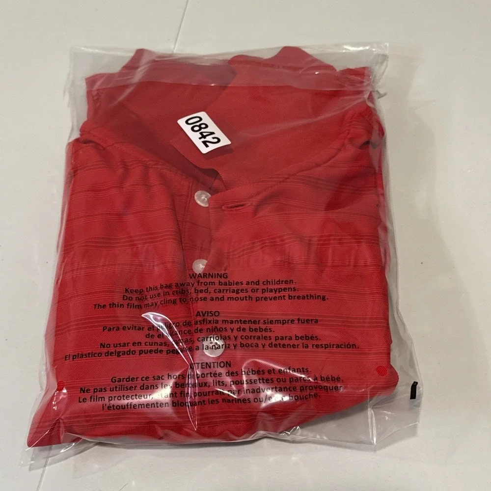 Nike Dri Fit Polo Red Size Large United Fire Group